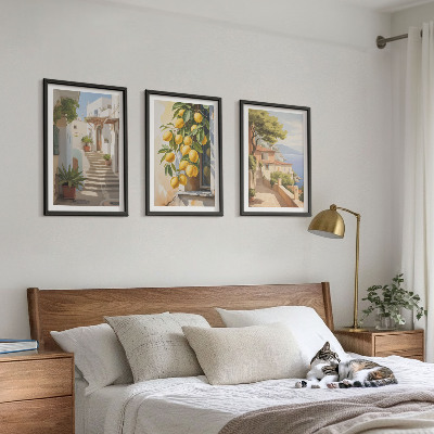 Cadre photo mural Vue sur la mer depuis Lemon Street