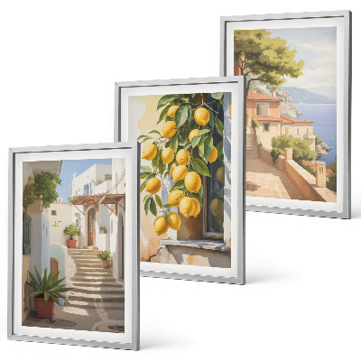 Cadre photo mural Vue sur la mer depuis Lemon Street