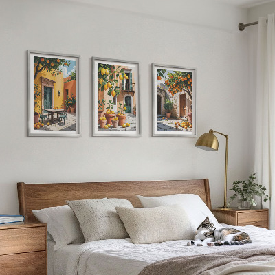 Cadre photo mural Agrumes dans le jardin