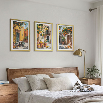 Cadre photo mural Agrumes dans le jardin