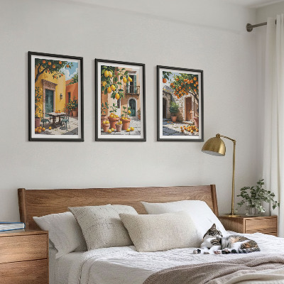 Cadre photo mural Agrumes dans le jardin