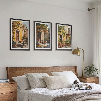 Cadre photo mural Agrumes Plantes de cour