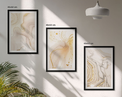 Cadre photo mural Motifs abstraits subtils