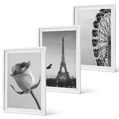 Cadre photo mural Tour Eiffel rose, grande roue