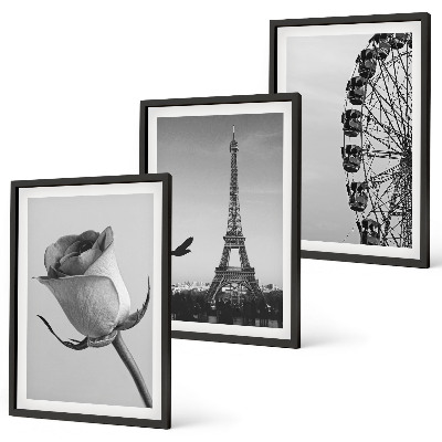 Cadre photo mural Tour Eiffel rose, grande roue
