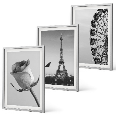 Cadre photo mural Tour Eiffel rose, grande roue