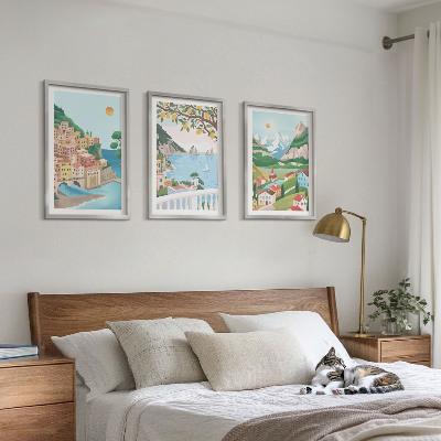 Cadre photo mural Vues pastel de la mer