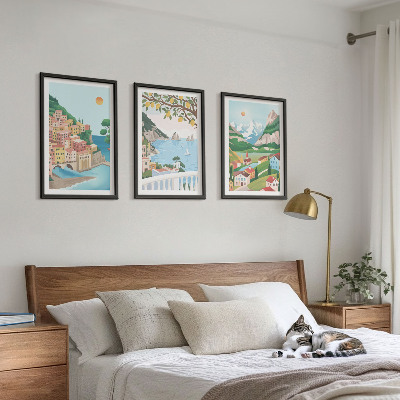 Cadre photo mural Vues pastel de la mer