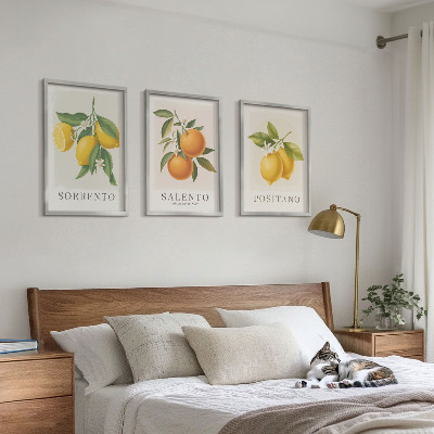 Cadre photo mural Citrons et oranges d'Amalfi