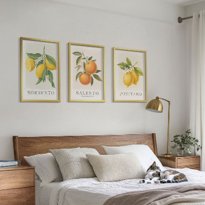 Cadre photo mural Citrons et oranges d'Amalfi