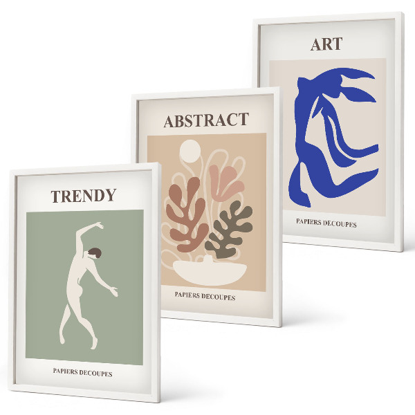 Cadre photo mural Les élégantes figures végétales de Matisse
