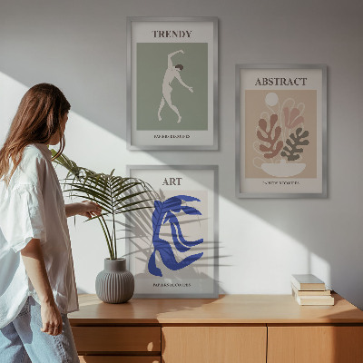 Cadre photo mural Les élégantes figures végétales de Matisse