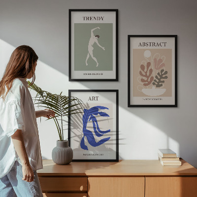 Cadre photo mural Les élégantes figures végétales de Matisse
