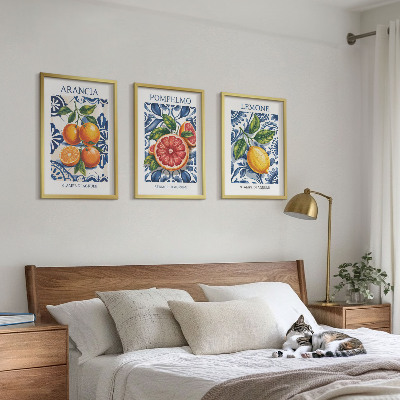 Cadre photo mural Affiches de mode italiennes aux agrumes