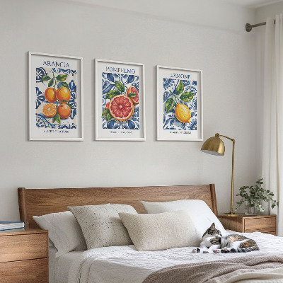 Cadre photo mural Affiches de mode italiennes aux agrumes