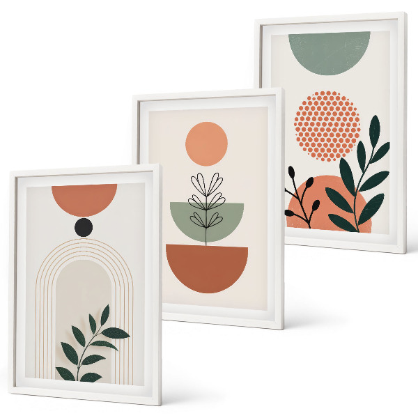 Cadre photo mural Motifs végétaux modernes
