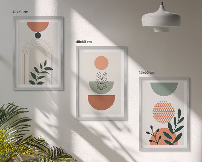 Cadre photo mural Motifs végétaux modernes