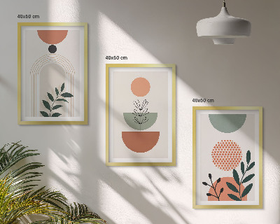 Cadre photo mural Motifs végétaux modernes