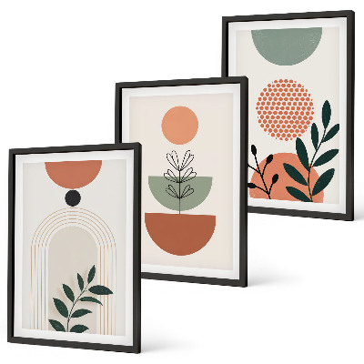Cadre photo mural Motifs végétaux modernes