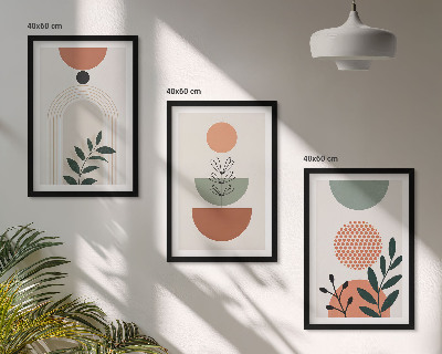 Cadre photo mural Motifs végétaux modernes