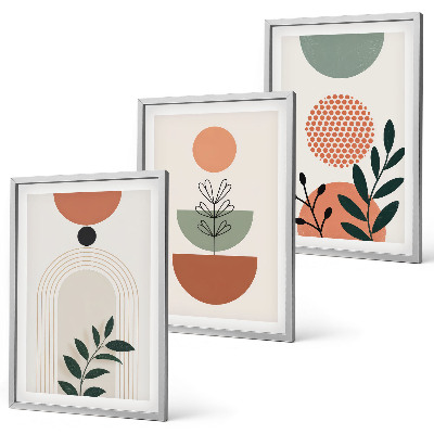 Cadre photo mural Motifs végétaux modernes