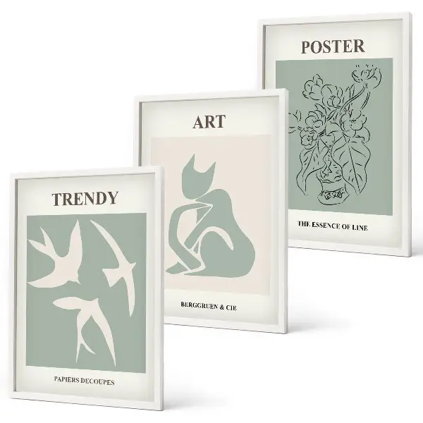 Cadre photo mural illustrations élégantes de Matisse
