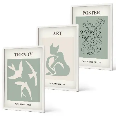 Cadre photo mural illustrations élégantes de Matisse