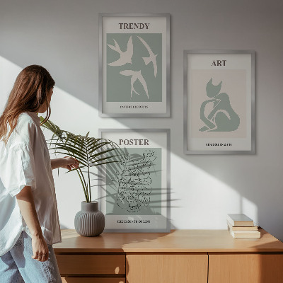 Cadre photo mural Les illustrations élégantes de Matisse