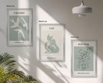 Cadre photo mural illustrations élégantes de Matisse