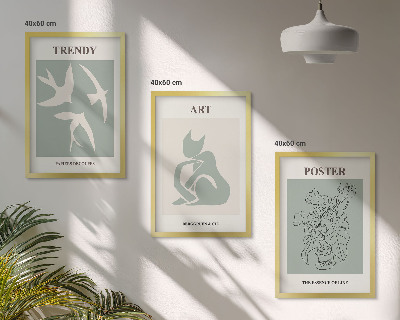 Cadre photo mural Les illustrations élégantes de Matisse