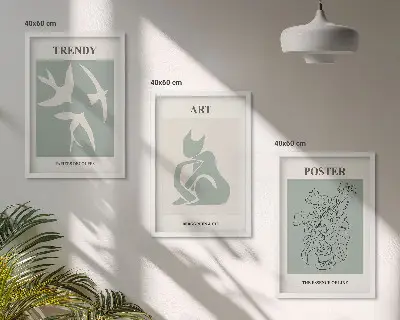 Cadre photo mural illustrations élégantes de Matisse
