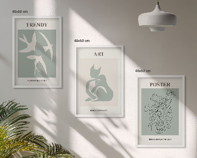 Cadre photo mural Les illustrations élégantes de Matisse