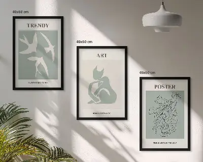 Cadre photo mural illustrations élégantes de Matisse