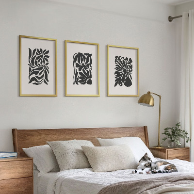 Cadre photo mural Motifs végétaux abstraits