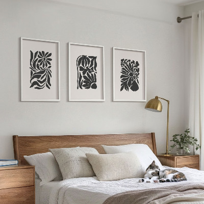 Cadre photo mural Motifs végétaux abstraits