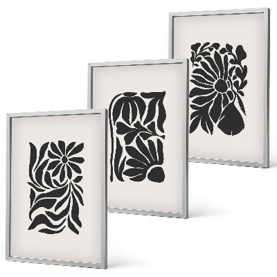 Cadre photo mural Motifs végétaux abstraits
