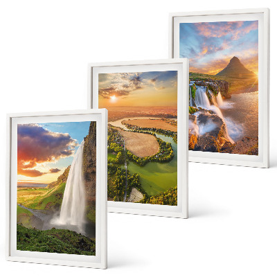 Cadre photo mural Paysages de cascades de l'ouest