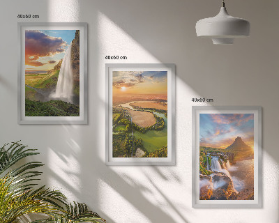 Cadre photo mural Paysages de cascades de l'ouest