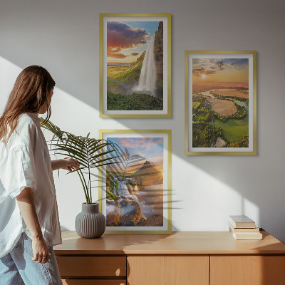 Cadre photo mural Paysages de cascades de l'ouest