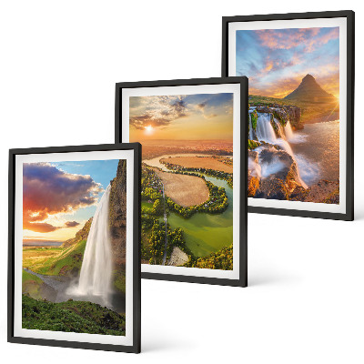 Cadre photo mural Paysages de cascades de l'ouest