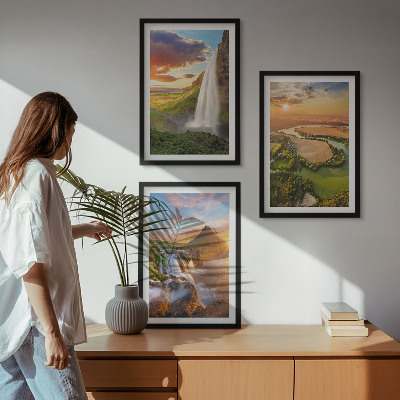 Cadre photo mural Paysages de cascades de l'ouest