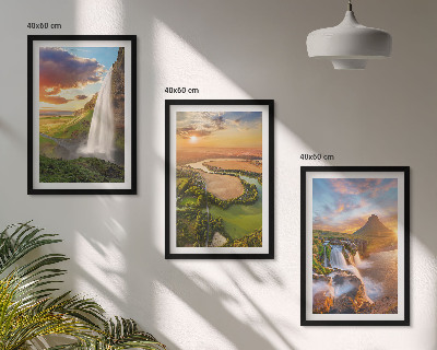 Cadre photo mural Paysages de cascades de l'ouest