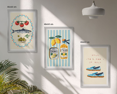 Cadre photo mural Images de style de vie aux saveurs italiennes