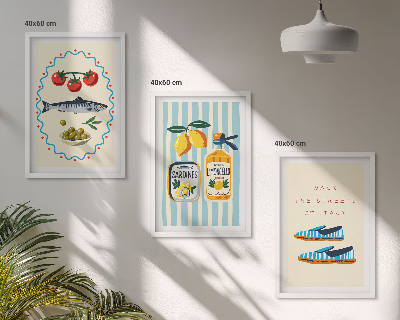Cadre photo mural Images de style de vie aux saveurs italiennes