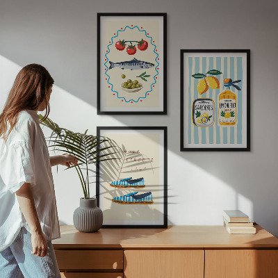 Cadre photo mural Images de style de vie aux saveurs italiennes