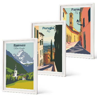 Cadre photo mural Paysages de montagne et Italie