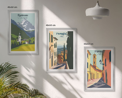 Cadre photo mural Paysages de montagne et Italie