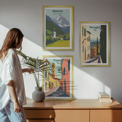 Cadre photo mural Paysages de montagne et Italie
