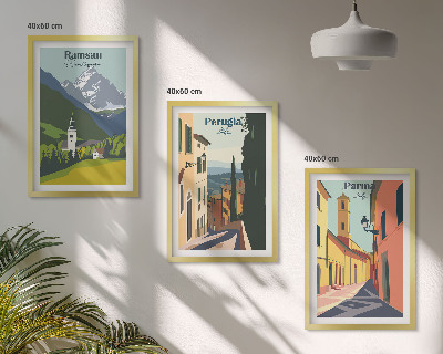 Cadre photo mural Paysages de montagne et Italie