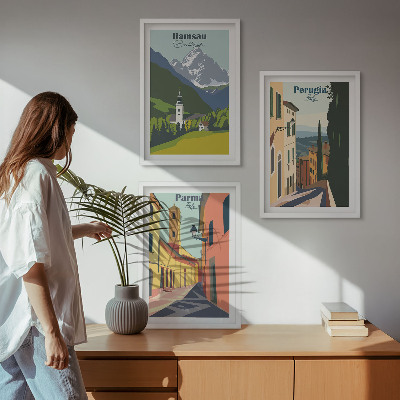 Cadre photo mural Paysages de montagne et Italie